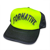 Spooky SZN Neon Yellow Trucker Hat